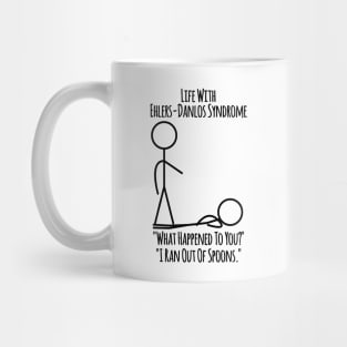 Life With Ehlers-Danlos Syndrome - Ran Out Of Spoons Mug